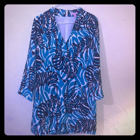 Lily Pulitzer Davina Dress in I’m Game - Picture 1 of 3